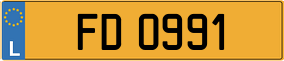 Truck License Plate